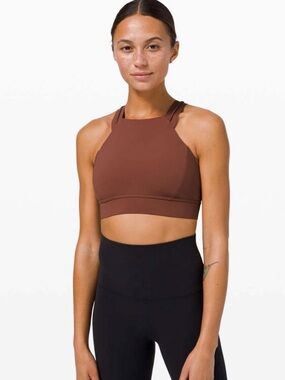 lululemon athletica strong at heart sports bra